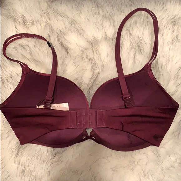 Victoria’s Secret burgundy push up bra sz 32DDD - Picture 5 of 7